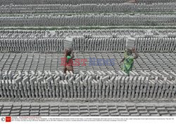 Produkcja cegieł w Bangladeszu