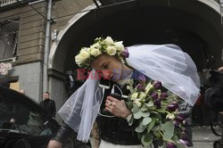 Ślub na gruzach w Charkowie