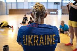 Reprezentacja Ukrainy w piłce ręcznej kobiet trenują we Francji