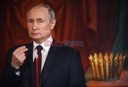 Putin na wielkanocnym nabożeństwie