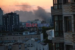 Wojna w Ukrainie - wybuchy w Kijowie