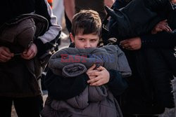 Wojna w Ukrainie - ewakuacja cywili z Azowstalu