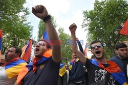 Protest opozycji w Armenii