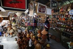Bazar z ceramiką w Algierii