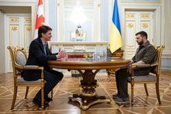 Wizyta Justina Trudeau w Kijowie