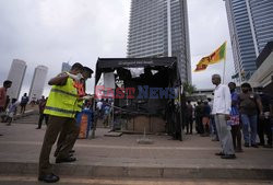 Protesty antyrządowe na Sri Lance