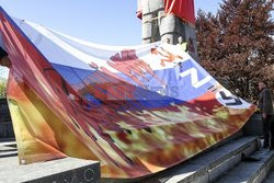 Akcja pod Pomnikiem Wdzięczności Armii Czerwonej w Olsztynie