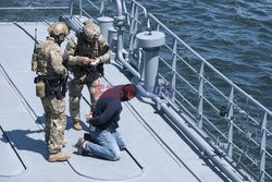 Ćwiczenia wojskowe Trojan Footprint  na morzu Czarnym