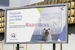 Billboard "Energetykę odmieniamy przez Bałtyk"