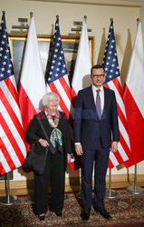 Sekretarz skarbu USA Janet Yellen z wizytą w Polsce