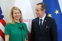 Prezes German Marshall Fund Heather Conley w Warszawie