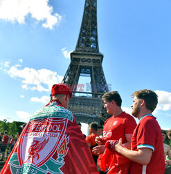 Kibice Liverpoolu w Paryżu