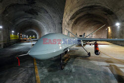 Podziemna baza dronów w Iranie