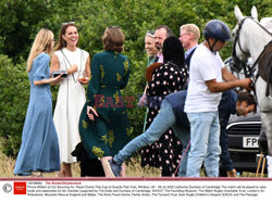 Książe William i księżna Kate na zawodach polo