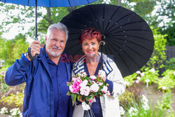 Jolanta i Aleksander Kwasniewscy w Pabianicach