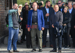 Arnold Schwarzenegger w Oświęcimiu