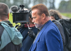 Arnold Schwarzenegger w Oświęcimiu