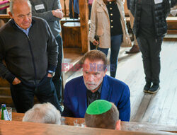 Arnold Schwarzenegger w Oświęcimiu