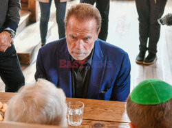 Arnold Schwarzenegger w Oświęcimiu