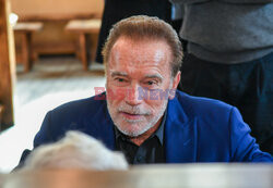 Arnold Schwarzenegger w Oświęcimiu