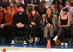 Lindsay Lohan na meczu koszykówki