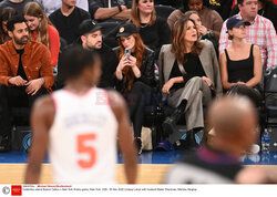 Lindsay Lohan na meczu koszykówki