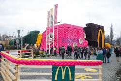 McDonald w Ustroniu ubrany na zimę