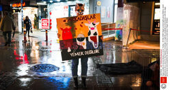 Protest tureckich wegan