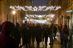 Świąteczna iluminacja w Krakowie