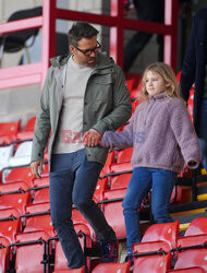 Ryan Reynolds zabrał córkę na stadion