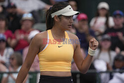 Magda Linette w turnieju w Indian Wells