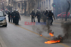 24-godzinny strajk generalny w Atenach