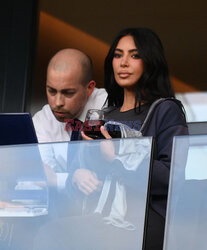 Kim Kardashian na meczu PSG