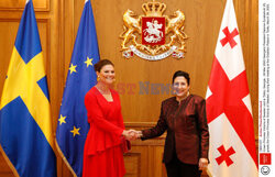 Księżniczka Wiktoria spotkała się z prezydent Gruzji