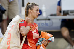 Iga Świątek w meczu o ćwierćfinał Roland Garros