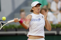 Iga Świątek w meczu o ćwierćfinał Roland Garros