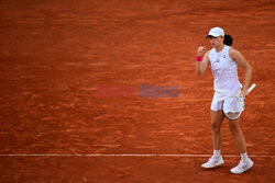 Iga Świątek w meczu o ćwierćfinał Roland Garros