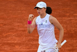 Iga Świątek w meczu o ćwierćfinał Roland Garros