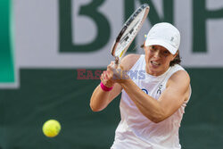 Iga Świątek w meczu o ćwierćfinał Roland Garros