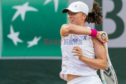 Iga Świątek w meczu o ćwierćfinał Roland Garros