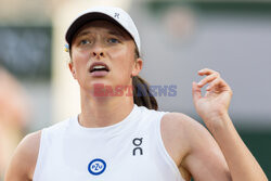 Iga Świątek w meczu o ćwierćfinał Roland Garros