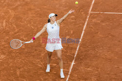 Iga Świątek w meczu o ćwierćfinał Roland Garros