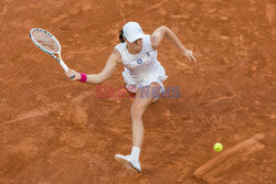 Iga Świątek w meczu o ćwierćfinał Roland Garros