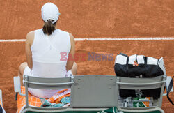 Iga Świątek w meczu o ćwierćfinał Roland Garros