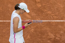 Iga Świątek w meczu o ćwierćfinał Roland Garros