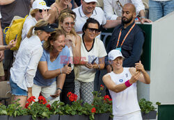 Iga Świątek w meczu o ćwierćfinał Roland Garros