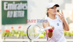 Iga Świątek w meczu o ćwierćfinał Roland Garros