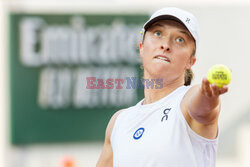 Iga Świątek w meczu o ćwierćfinał Roland Garros