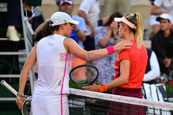 Iga Świątek w meczu o ćwierćfinał Roland Garros