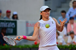 Iga Świątek w meczu o ćwierćfinał Roland Garros